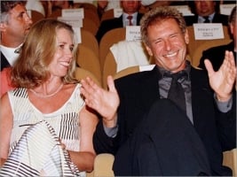 Melissa Mathison and Harrison Ford
