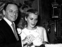 Mia Farrow and Frank Sinatra