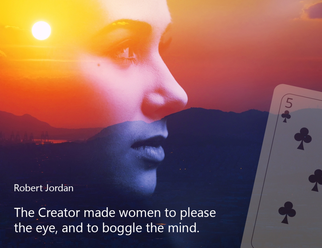 Robert jordan born the five of clubs 