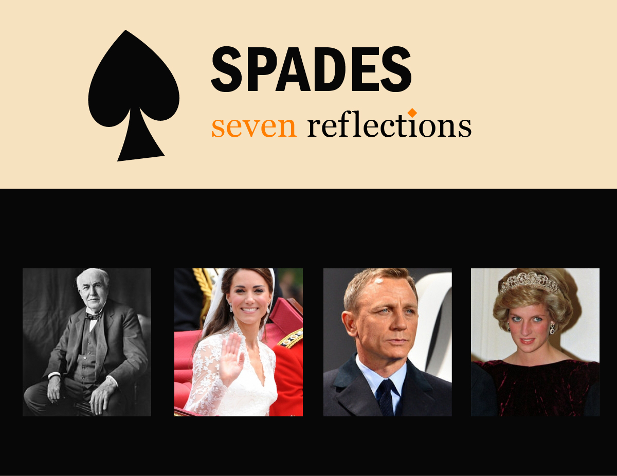 Spades Suit. Destiny Cards at Seven Reflections