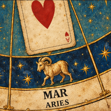 Aces in Destiny Cards - March, sign Aries.
