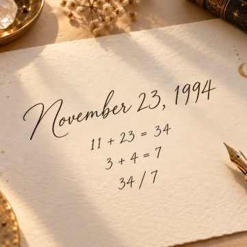 How to calculate attitude number in birthday numerology.