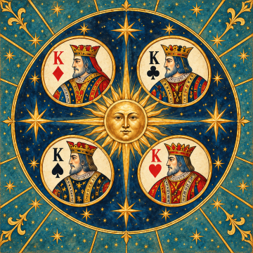 Kings in Destiny Cards - the solar center, Sun