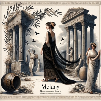Name Melany Greek origins, Melanie, Melani, girl names, unique names, baby name, Greece