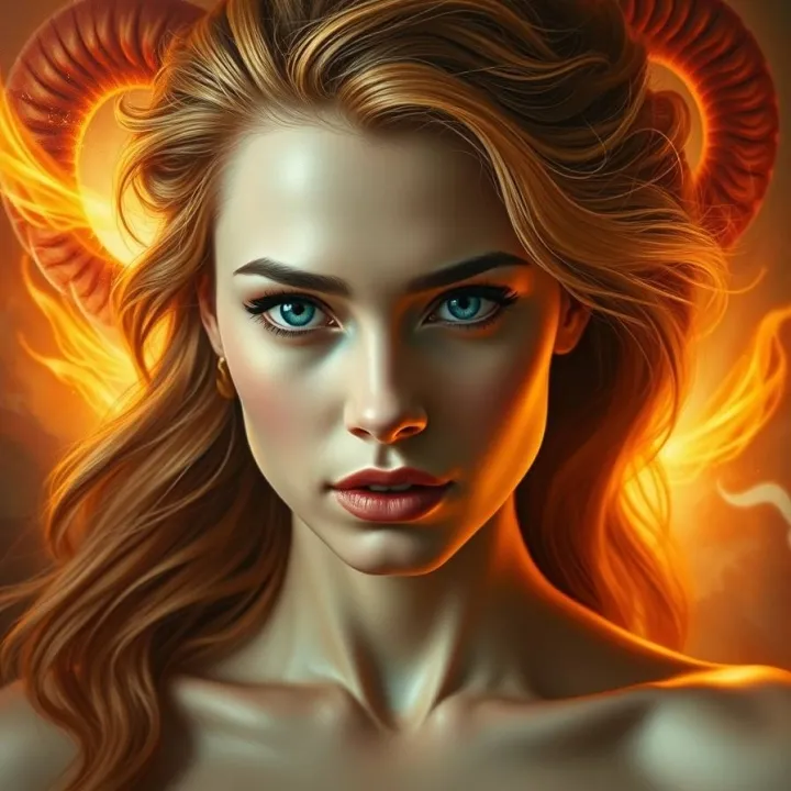 Aries zodiak astrology sign. law of initiation