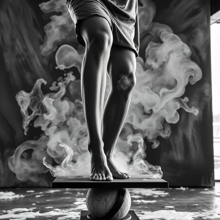 Human recovering balance after cold-water immersion, neural and muscular systems restoring coordination post rewarming