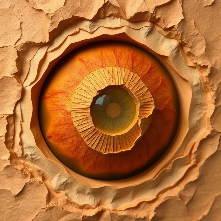 Retinal nerve fibre layer visualization highlighting temporal thinning linked to attention deficits and early dementia risk