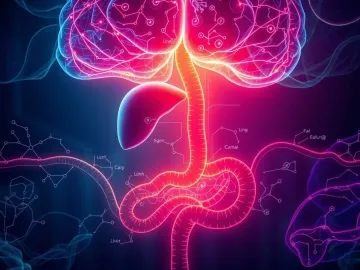 Diagram of alcohol-induced fructose metabolism connecting liver injury and reward pathways. logo