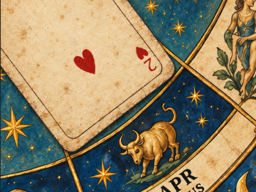 Twos in Destiny Cards - card rank Two, month April, Taurus