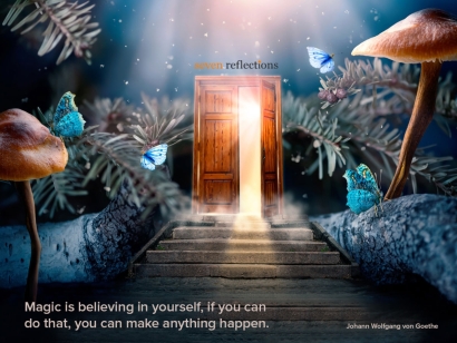 Magic is believing in yourself.