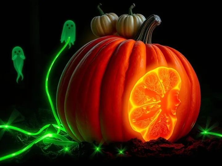 Your Pumpkins Dark Secret: Molecular Ghost Story