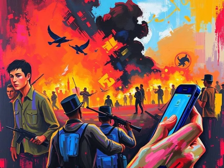 How Social Media Shapes the Global Fear of Civil War