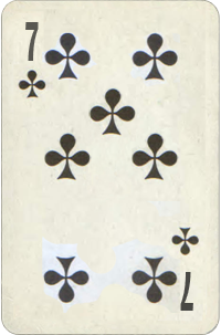 Seven of Clubs Seven of Clubs