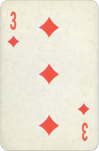 Three of Diamonds