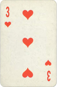 Three of Hearts