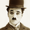 Charlie Chaplin portrait in hat