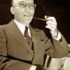Kurt Weill with pipe