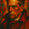 Vsevolod Meyerhold portrait oil painting