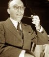 Kurt Weill with pipe
