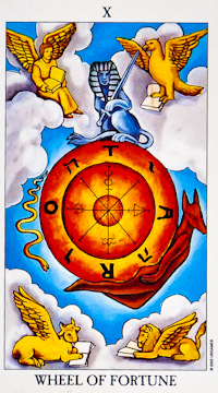 <h1>Wheel Of Fortune Tarot Card</h1> Tarot