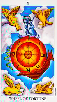 Wheel Of Fortune Tarot Card Wheel Of Fortune Tarot Card