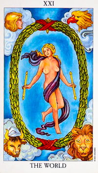 World Tarot Card