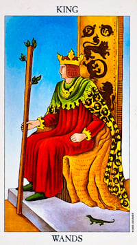 King Of Wands Tarot Card