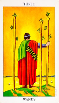 Three Of Wands Tarot Card