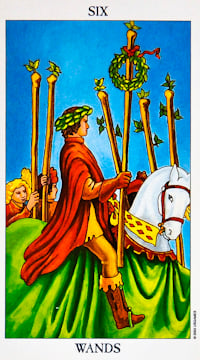 Six Of Wands Tarot Card