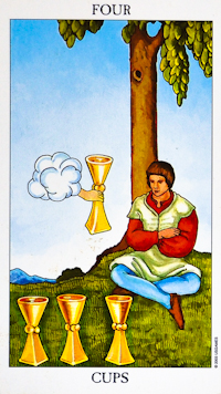 Four Of Cups Tarot Card