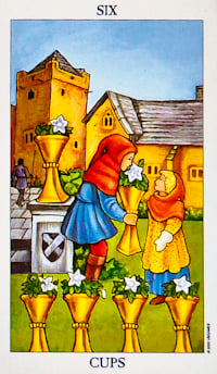 Six Of Cups Tarot Card