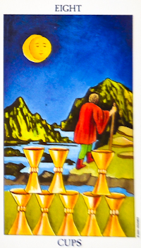 Eight Of Cups Tarot Card