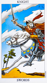 Knight Of Swords Tarot Card