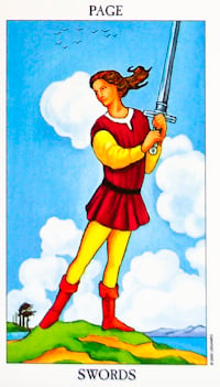 Page Of Swords Tarot Card