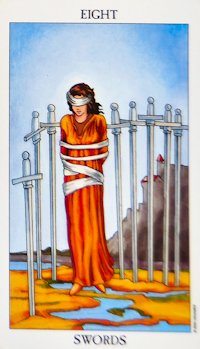 Eight Of Swords Tarot Card