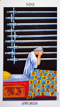 Nine Of Swords Tarot Card