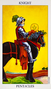 Knight Of Pentacles Tarot Card