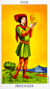 Page Of Pentacles Tarot Card