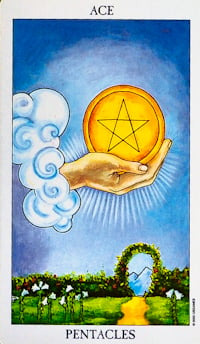 Ace Of Pentacles Tarot Card