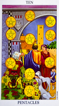 Ten Of Pentacles Tarot Card