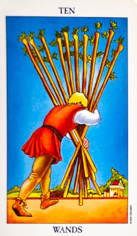 Ten of Wands Tarot