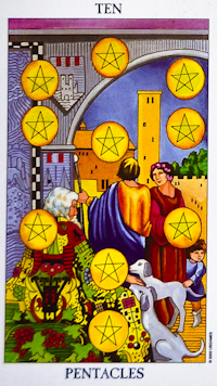 Ten of Pentacles Tarot